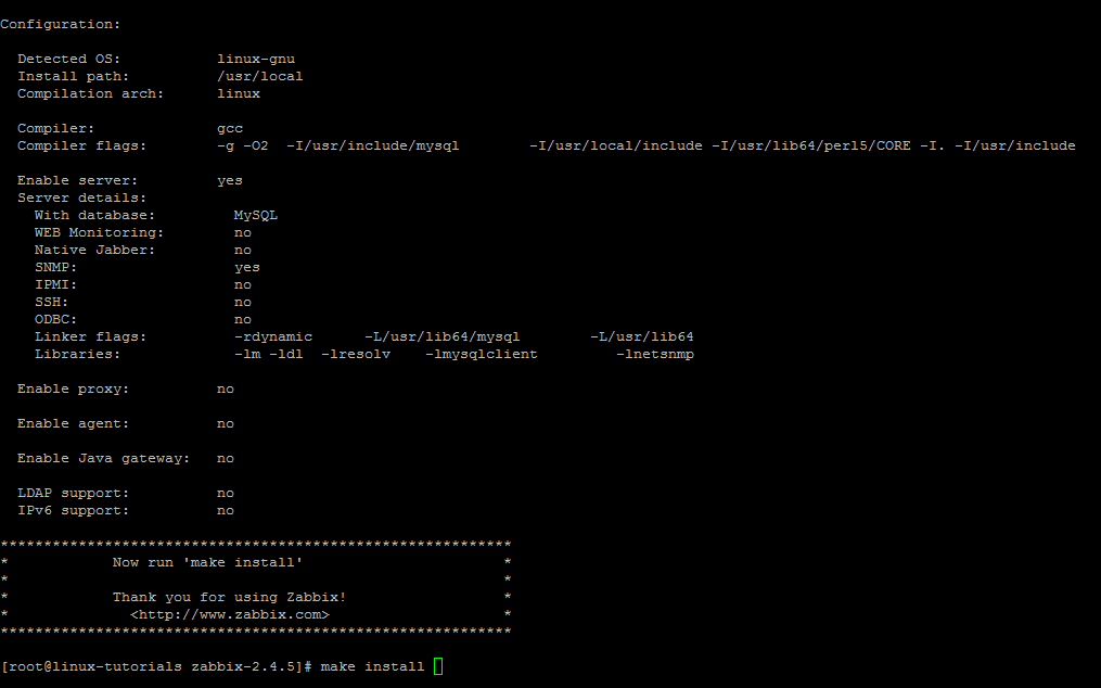 CentOS 7Install Zabbix Monitoring Server and Agent