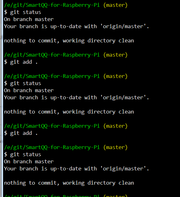 为什么在git add  之后，再查看git status  ，会显示   nothing to commit