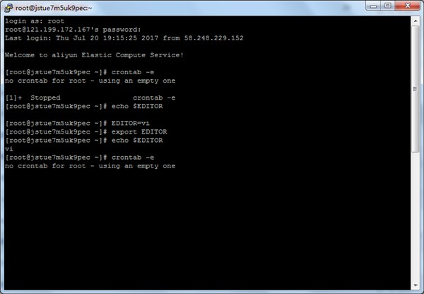 为什么我每次添加定时crontab--no crontab for root - using an empty one-网上查到解决不了