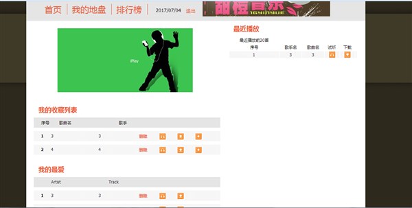  基于java web的在线音乐管理系统